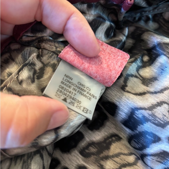 Longchamp womens Gatsby leather lined crossbody strap tote shoulder bag - Picture 8 of 8